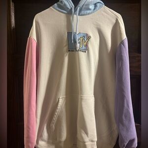 H&M Multicolor MTV Hoodie, Size L
